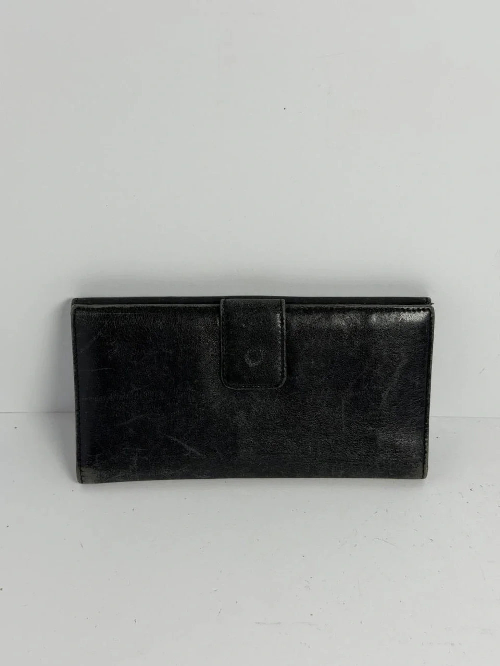 Vintage Gucci Bamboo Detail Black Smooth Leather Long Wallet - Picture 7 of 16